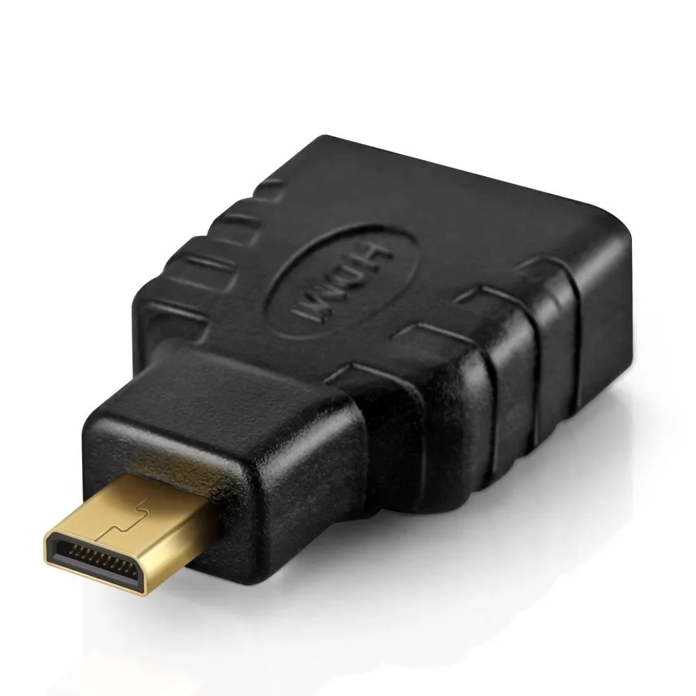 1 ШТ. HDMI Микро-Адаптер Позолоченный Микро-HDMI для HDMI Мужской и Женский Адаптер Хорошее