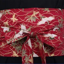 Японский пояс для кимоно Женская Талия уплотнение Lucky charm 15 см Ширина