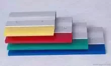 

U shaped screen printing aluminum holder squeegee 50mm*9mm*1m