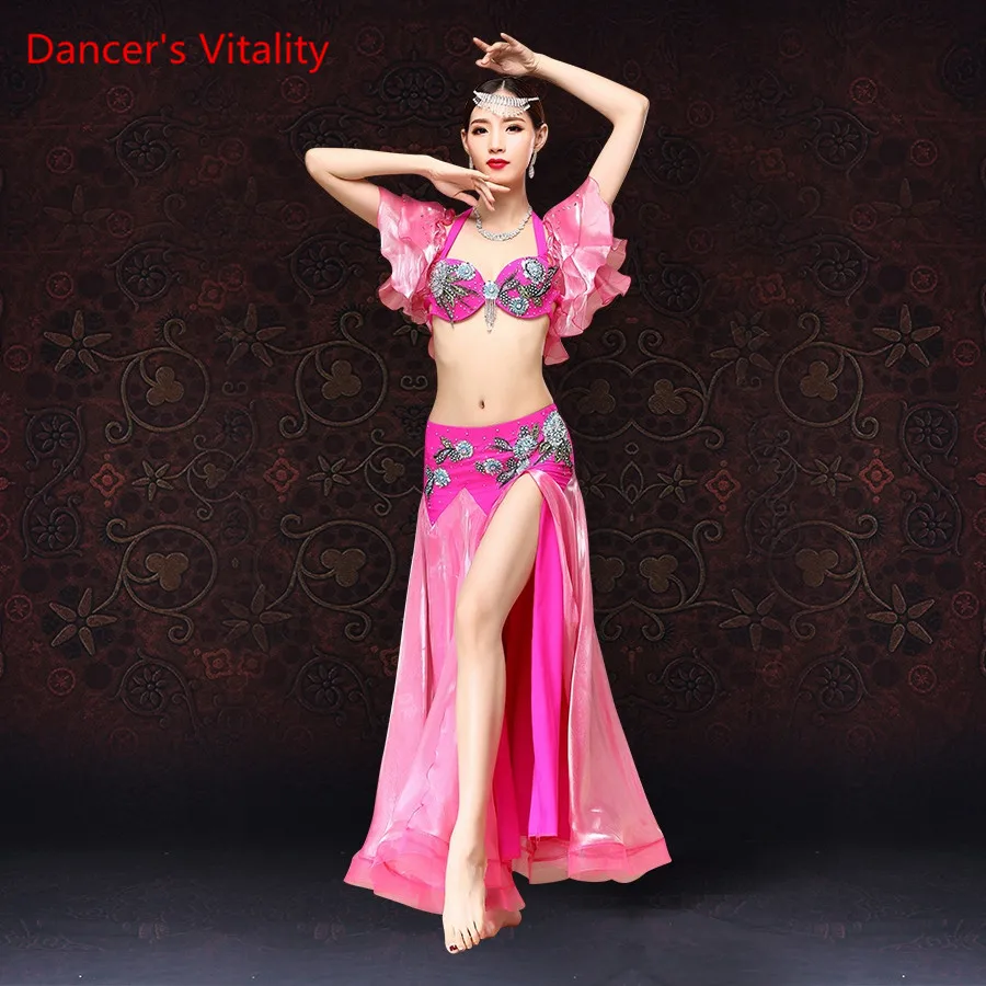 Танцевальное платье r's Vitality, платье для танца живота, расшитое бриллиантами, необычный костюм для танца живота, костюмы для восточных танцев