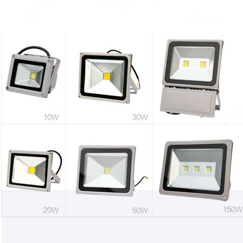 

Free Shipping Led Outdoor Spotlight Floodlight 20W 30W 50W 50W 100W 200W Wall Washer Lamp Reflector Waterproof Exterior Light