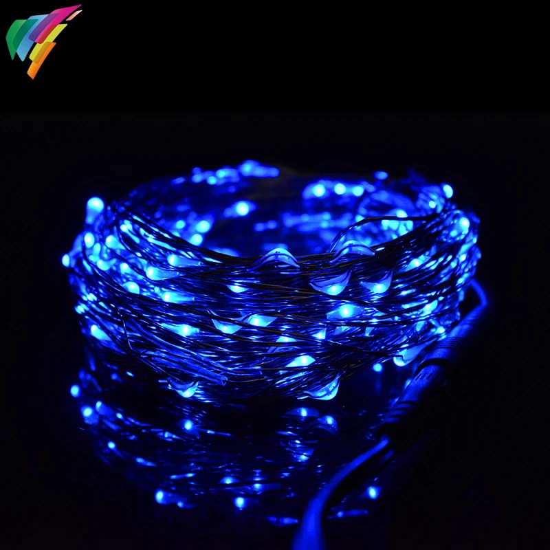 Good quality Blue 20M led String Fairy Light 66FT Copper Wire 200 LED