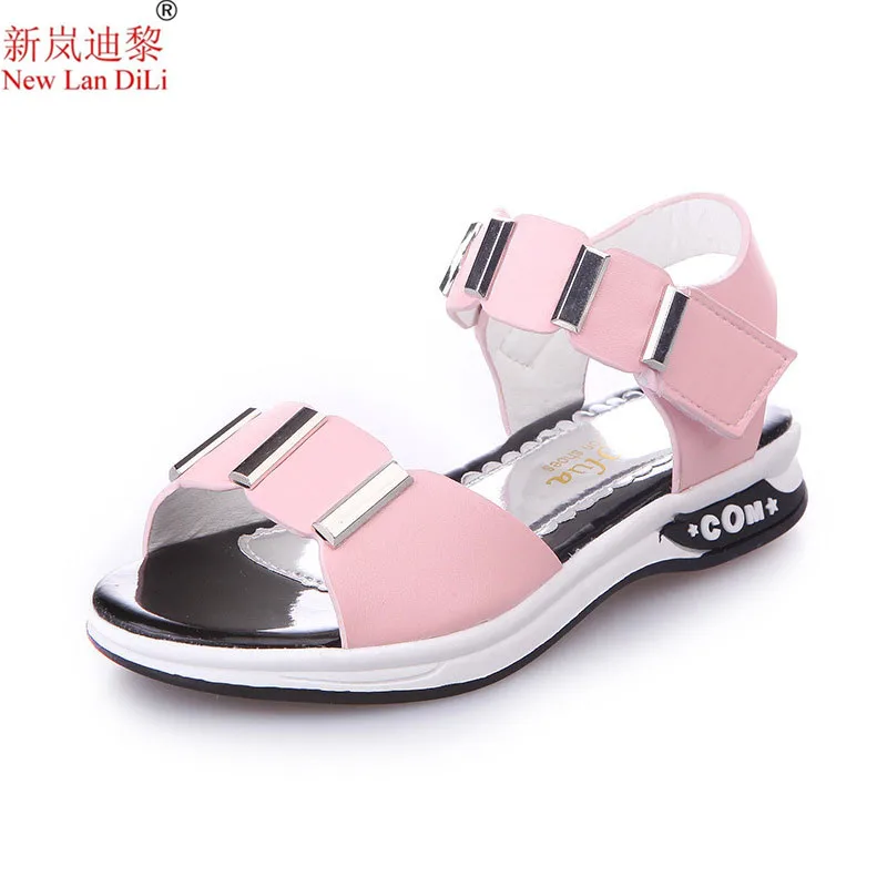 

2019 New Summer Kids Sequined Beach Sandals Shoes For Girls fashion open toe Sandals Children Non-slip Casual Shoes Size 26-37