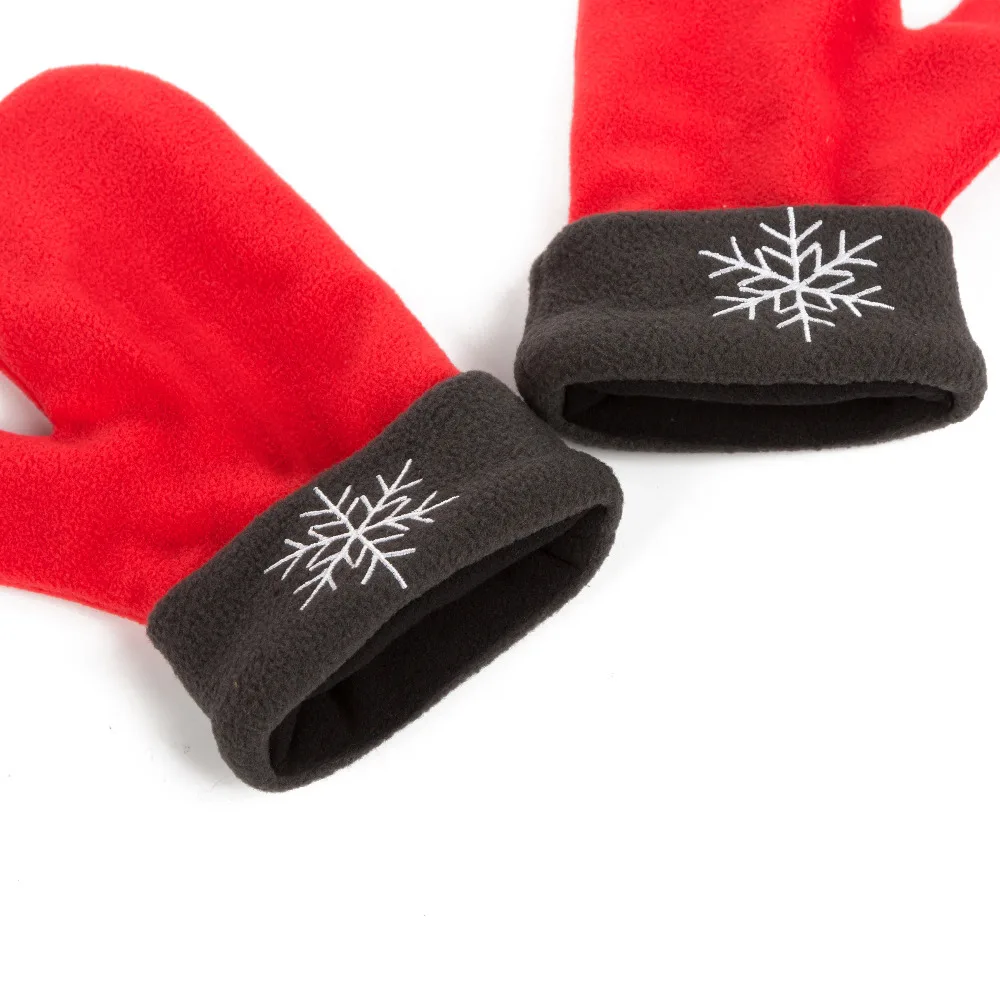 CoolCheer бренд любит модные перчатки зимние теплые флисовые защитные перчатки 5 цветов шерстяные варежки