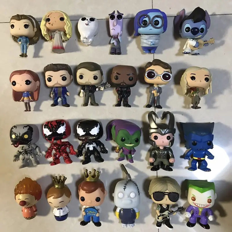 Оригинальные фигурки Funko pop Joker Freedy Venom Stitch Adventure Wolverine Loki Rocks Daenerys коллекционные