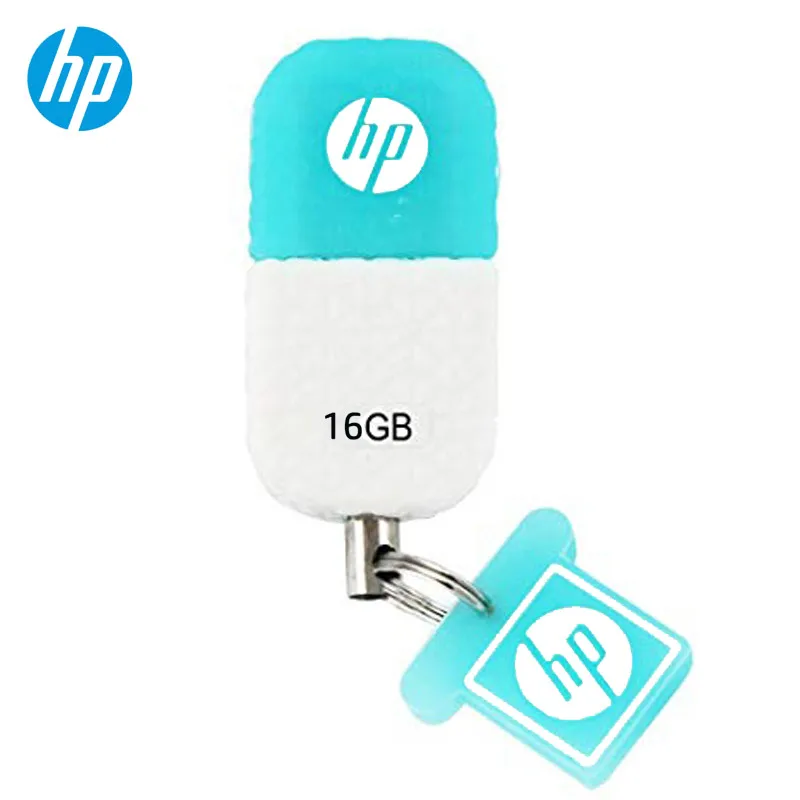 Hp флэш-диск USB 2,0 16 ГБ 32 ГБ 64 ГБ флеш-накопитель V175w мороженое силиконовый прекрасный подарок для девочек водонепроницаемый Cle USB карта памяти U диск