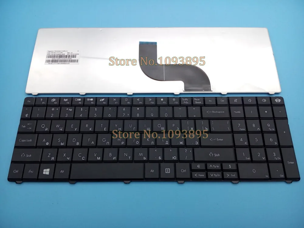 Новая русская клавиатура для ноутбука Acer TravelMate MP-09G33SU-6981W PK130PI1B04 Черная |