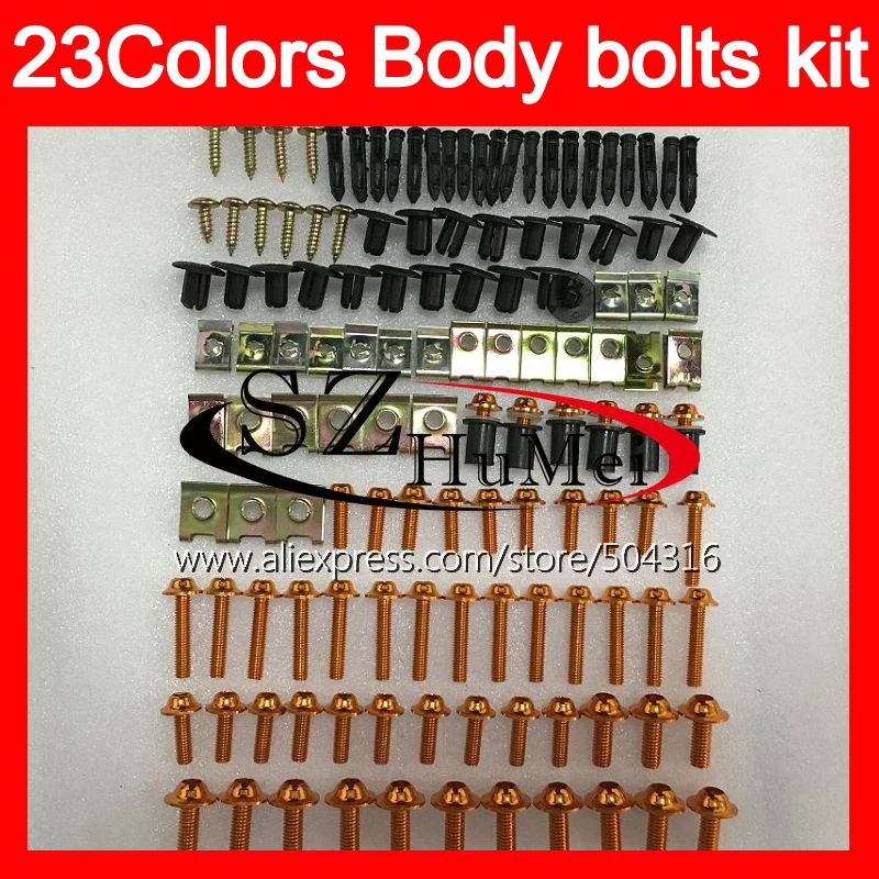Fairing bolts full screw kit For SUZUKI TL1000R 98 99 00 01 02 03 TL1000 R 1998 1999 2000 2002 2003 Windscreen bolt screws Nuts |