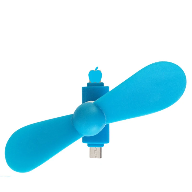 LSTACHi Mini Ventilador USB Micro USB Ventilador de refrigeración portátil de viaje Gadget Ventilador para PC portátil Android Teléfono USB Ventilador
