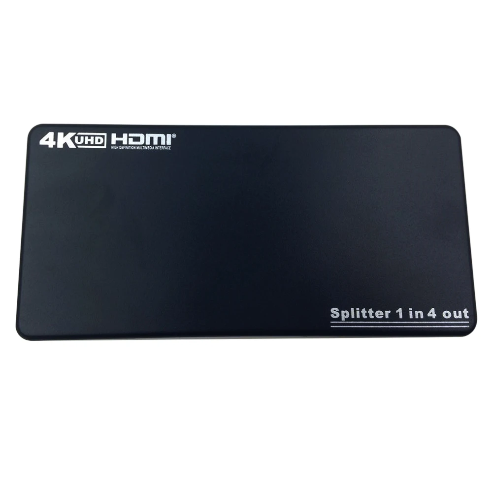 

1 In 4 Out HDMI Spliter HDMI 1.4b Distributor 4K 2K 3D Converter 2160P 1080P with Remote Control US Plug Power Adapter
