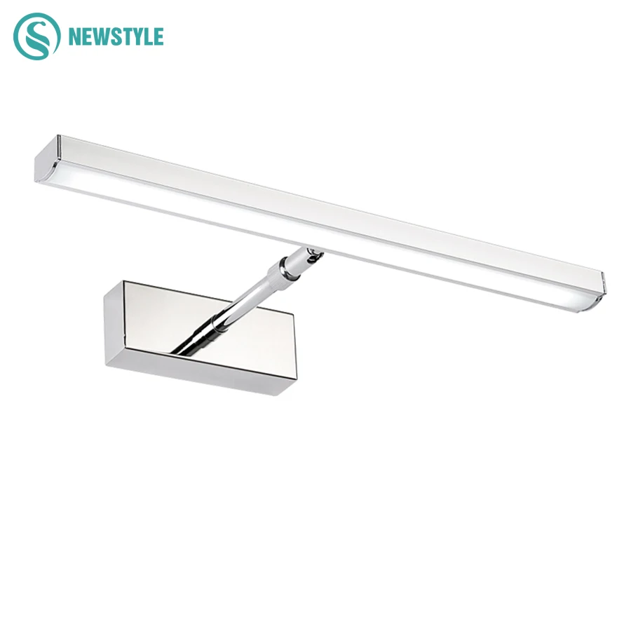 

7W Bathroom LED Wall Light Stainless Steel AC85V-240V Wall Lamp LED White Warm White for Bathroom Corridor Living Room
