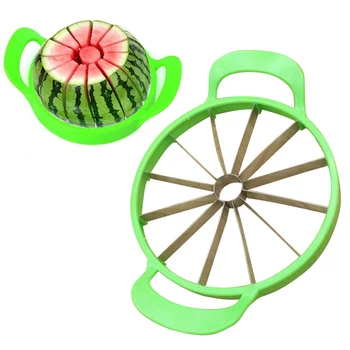 

Watermelon Cutter Slicer Melon Cantaloupe Stainless Steel Fruit Kitchen Tool