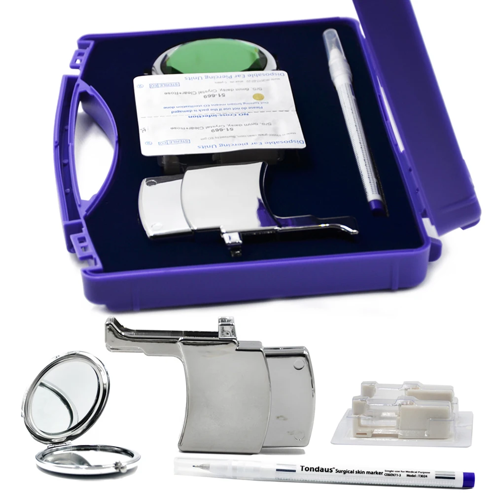 Showlove 1 Box New Disposable Safe Ear Piercing Gun Sterilized Ear Stud