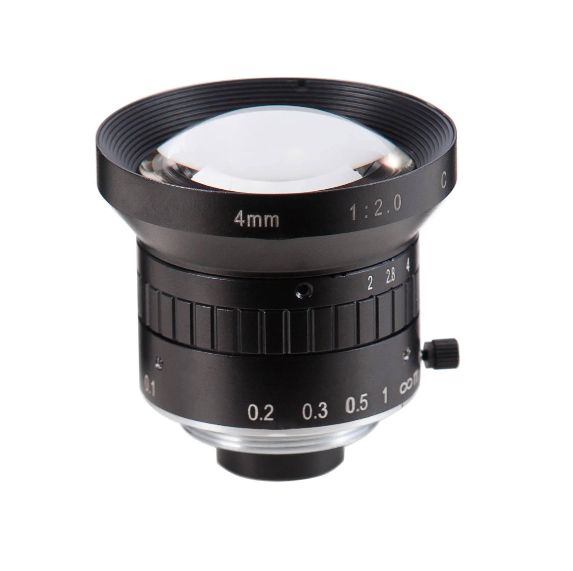 

2.0 Mega Pixel C-Mount 4mm 1/2'' FA / Machine Vision fixed focal length lenses Industrial camera Lens F2.0 manual Iris CCTV lens