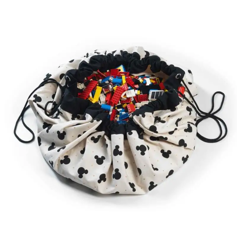 Brinquedos do Bebê Esteira do Jogo do Bebê Portátil de Armazenamento Bolsas de Lona ao ar Encantador dos Desenhos Tapetes de Carpete Bolsas de Armazenamento Jogo Livre Bonito Animados Rodada Brinquedos 140 cm 8 Cheap Tapetes de jogo
