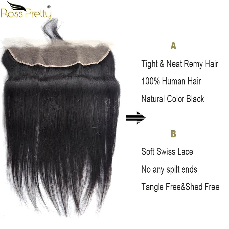 Росс довольно Peruvain волосы remy синтетический Frontal шнурка волос натуральный цвет черный натуральные волосы 13x4 синтетическое закрытие