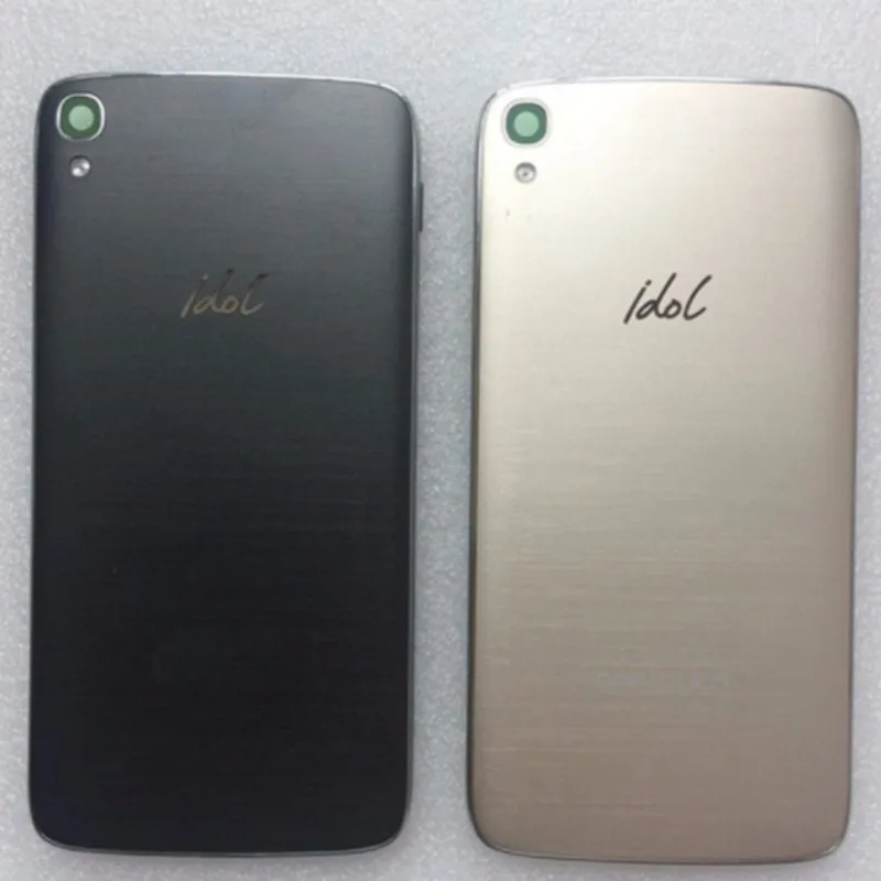 

new 4.7inch For Alcatel One Touch Idol 3 6039 6039A 6039K 6039Y 4.7inch Smart Phone Back Housing Battery Case Cover Hard PC