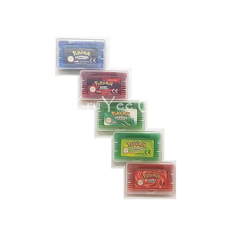 

PokemonSeries German Language Video Game Cartridge Console Card for 32 Bit Handheld Player Console System