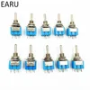 10Pcs DIY Toggle Switch ON-OFF-ON / ON-OFF 3Pin 3 Position Latching MTS-103 MTS-102 AC 125V/6A 250V/3A Power Button Switch Car ► Photo 2/5
