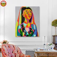 Картина по номерам художественная краска по номеру абстрактная мультяшная красота