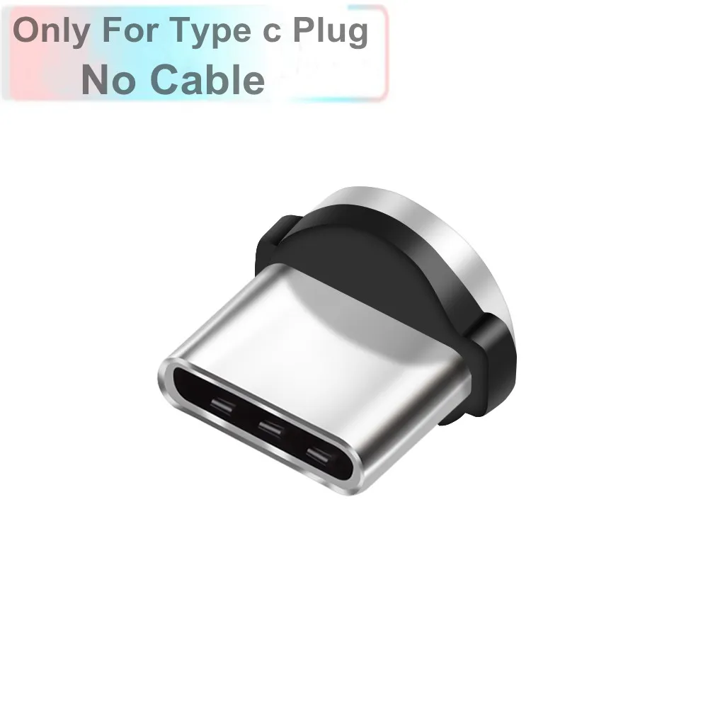 OLAF светодиодный магнитный кабель USB 90 градусов для iPhone XS samsung S9 Xiaomi huawei Быстрая зарядка Магнитный Micro usb type c кабель usbc - Цвет: Only Type C Plug