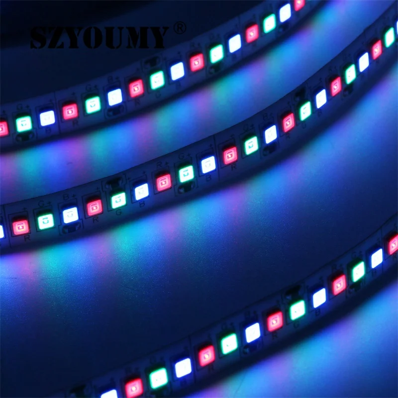 SZYOUMY 5 м 234Led/м 2835SMD цветных (RGB) светодиодных лент R-G-B один сегмент компании mlight, работающая при напряжении DC12V Новое поступление 50 м/лот