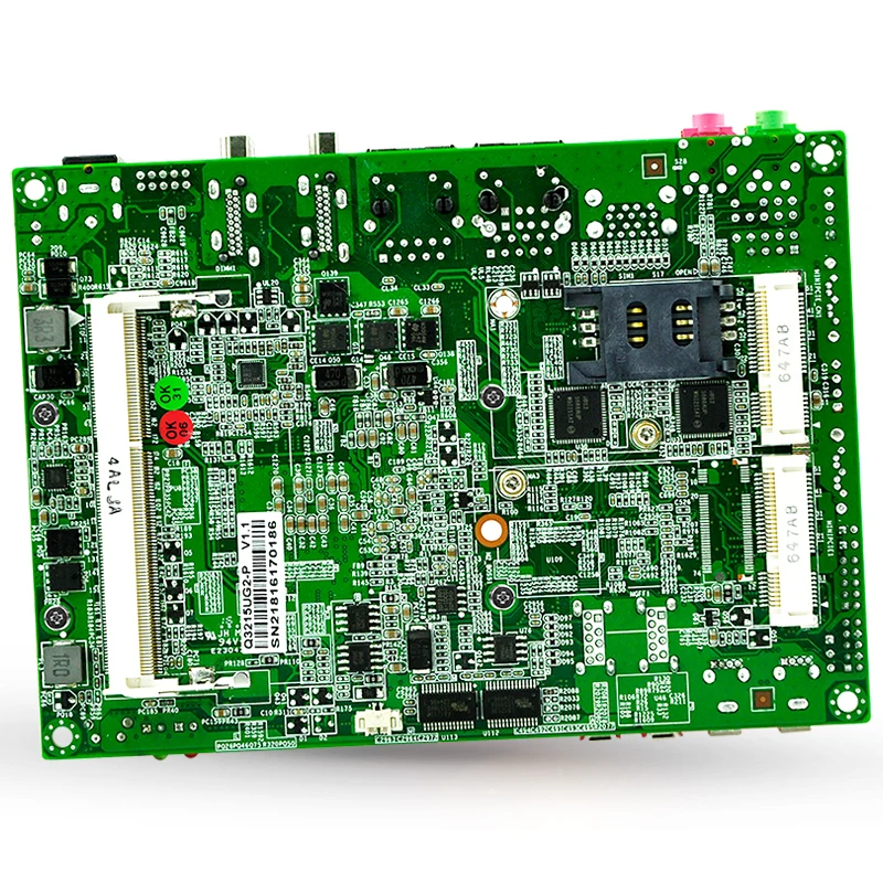 Qotom 6*COM Dual Lan Pentium Processor 3805U 2M Cache on board Mini ITX board Suitable For POS Machine kiosk device