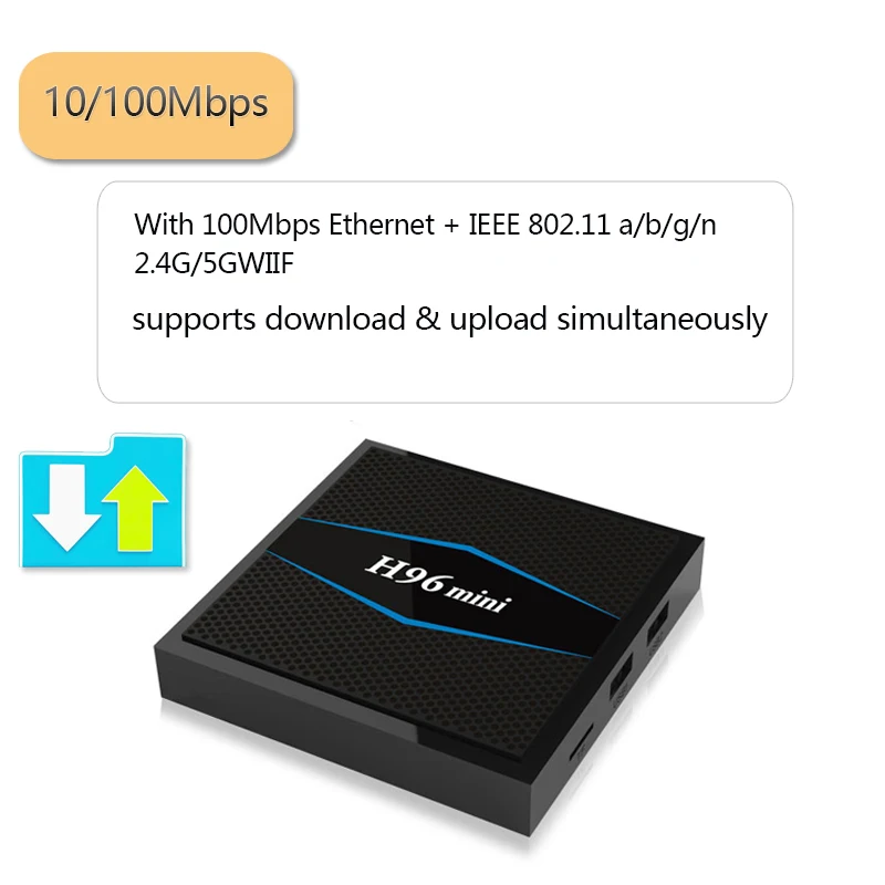 Xinways Android 7 1 ТВ приставка S905W 2 Гб di RAM DDR3 + 16 ROM eMMC 4 k Поддержка WiFi ГГц Miracast Airplay
