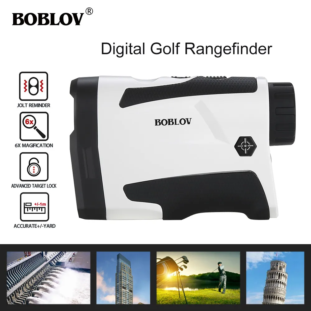 

Boblov LF600AG Golf Range Finder Laser 6X Distance Meter Hunting Scopes Ranger Tester Entfernungsmesser