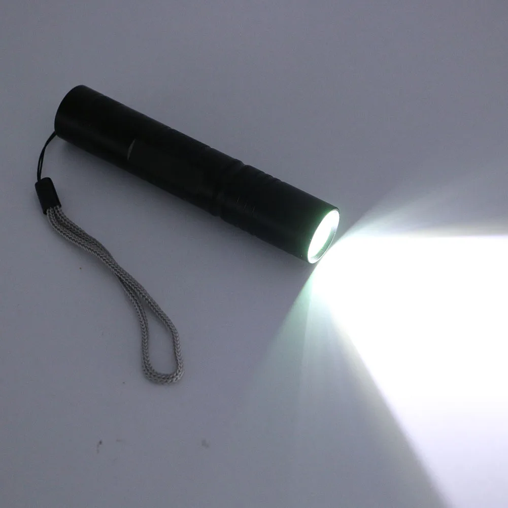 

Mini Q5 LED Pocket Light 2000Lm 5 Modes High Quality Lanterna Portable LED Flashlight 18650 Tactical Lantern Torch Black/Silver