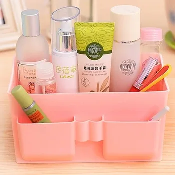 

Large Capacity Multifunction Make Up Cosmetics Storage Box Container Bag Desktop Cosmetic Makeup Organizer 5 Colors -15