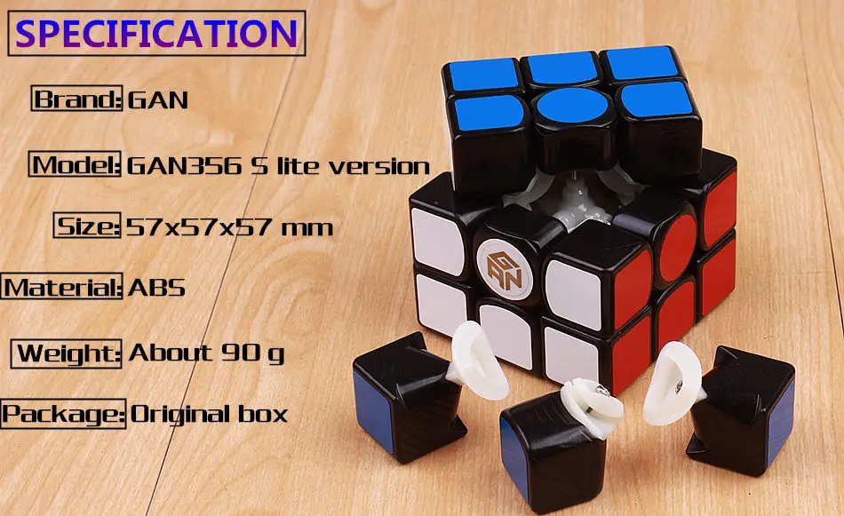 Ган 356 R, настоящий магический скоростной кубик, профессиональный 3x3 куб головоломка gans 356R версия игрушки для детей gan356 R