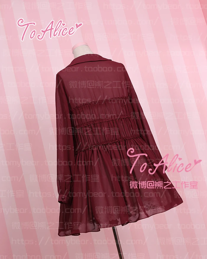 Super Soie Rashguard Thème Mignon Transparent Red Grand Chapeau Green Mousseline D'été Peu Amovible wine Couleurs Rouge Noircir De bean 3 Outwear Beige Tranchée rxrXqzv