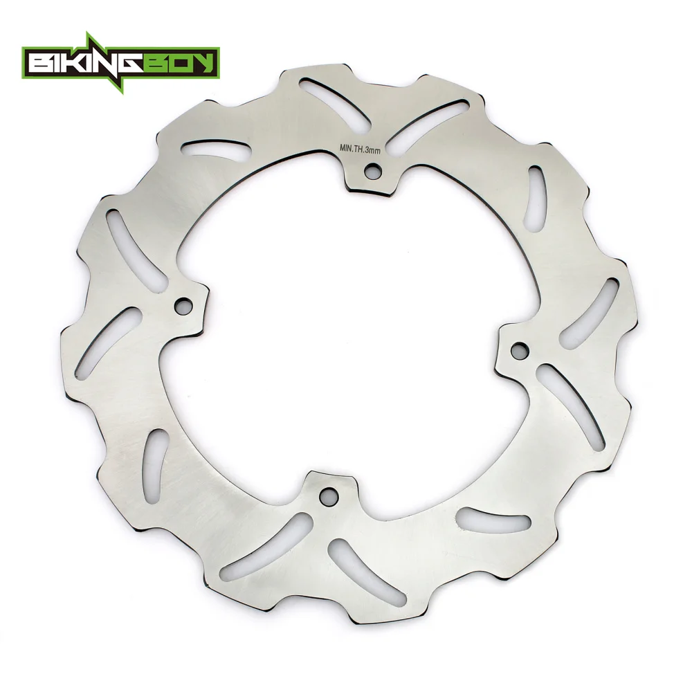 

BIKINGBOY 240mm Rear Brake Disc Rotor Wave Set for Honda CR125R CR125E CR250R CR250E 02-08 CRF 250 450 R X CR 125 E SUPERMOTARD