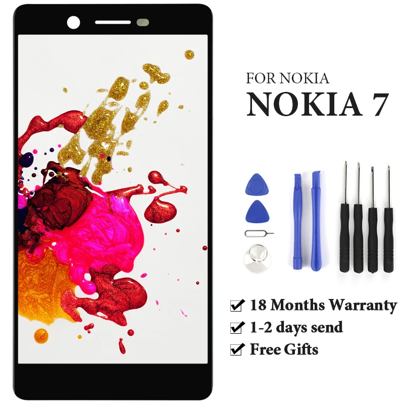 Сменный ЖК-дисплей 5 2 дюйма для Nokia 7 N7 1 шт. дигитайзер экрана качество OEM сборка