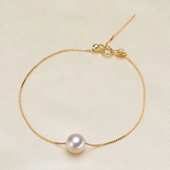 

S925 Sterling Silver Bracelet Findings With Adjust Ball Chain Women DIY Pearl Bracelet Jewelry Components 6Pcs/Lot