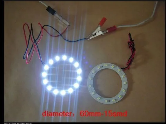2pcs-x-60mm-Angel-Eyes-15-SMD-LED-Ring-Car-Light-White-New (2)