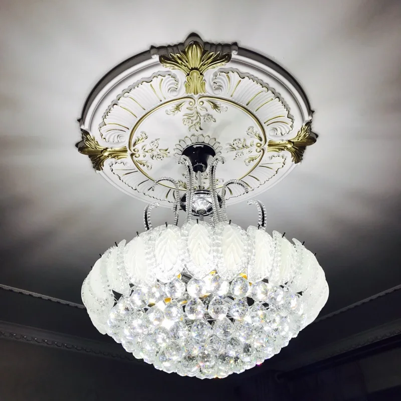 

Modern Crystal Chandelier Lighting Chrome Lustre Led K9 Gold Crystal Chandelier Bedroom Living Room Pendant Ceiling Fixtures