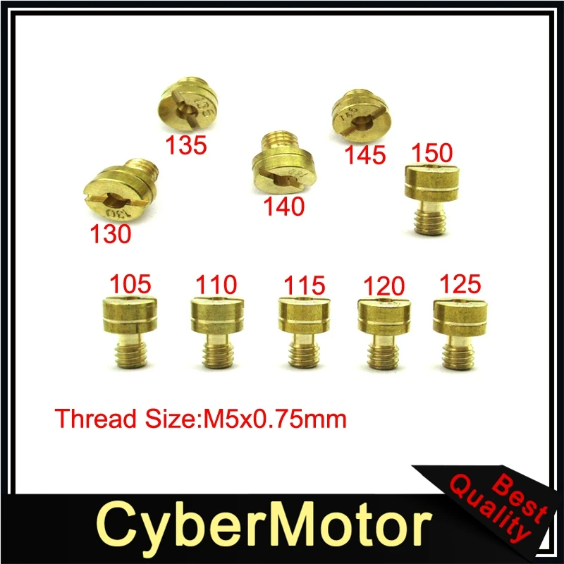 #105 110 115 120 125 130 135 140 145 150 Carb основные струи для Mikuni VM22 VM24 VM26 VM30 125cc-250cc Мотоцикл Байк |