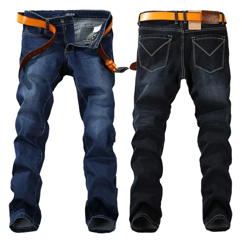 

2018 Jeans Men Four Seasons Explosion Models Fashion Urban Popular Cotton Stretch Mid-waist Large Size Men's Denim Feet Trousers