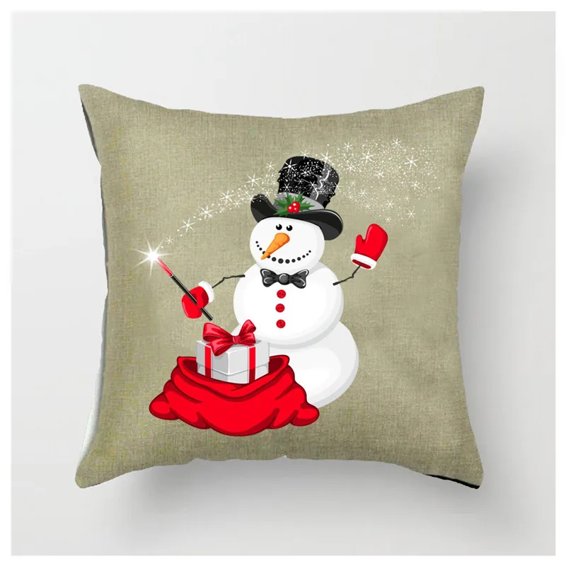 

2020 New Year Christmas Decor For Home Navidad Christmas Ornaments Adornos De Navidad Home Decoration Accessories Cushion Cover
