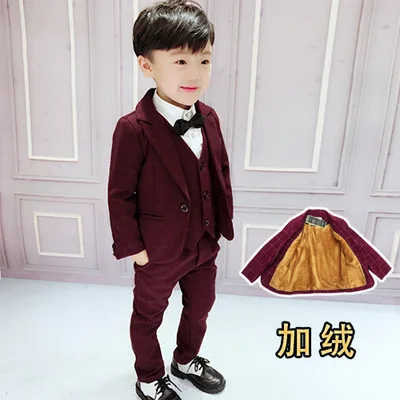 

Autumn 2018 children's dress children's small suit boy's Korean suit vest three-piece suit