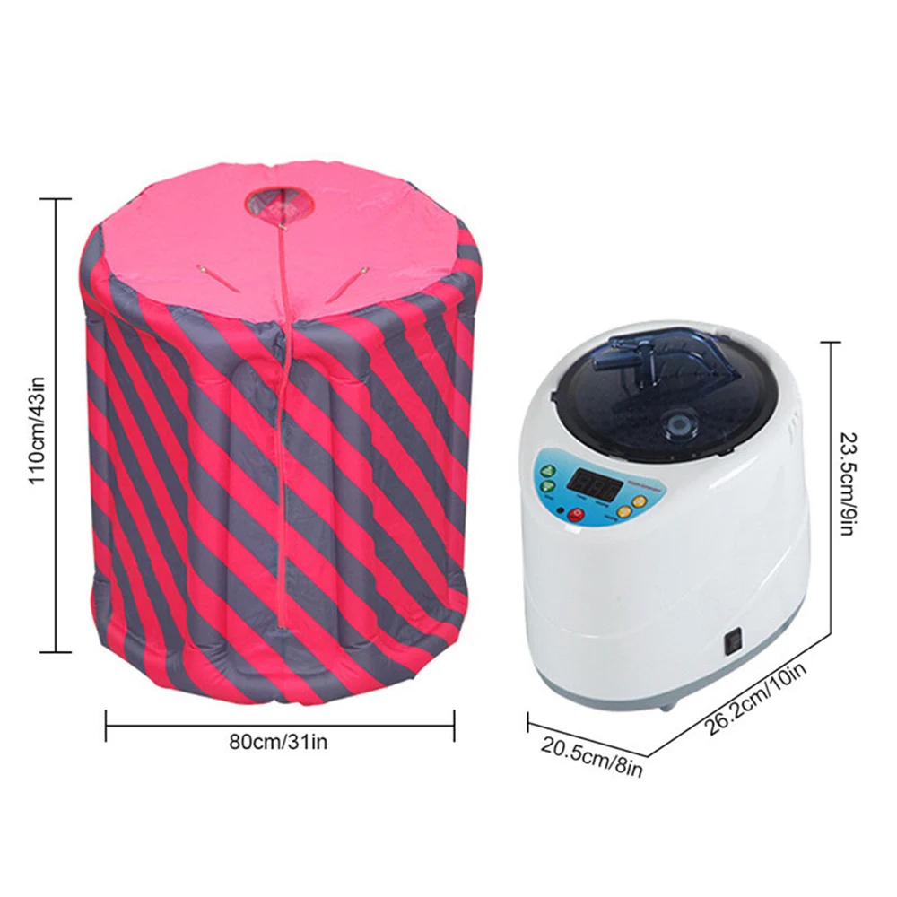  Inflatable Portable Steam Sauna HOME SAUNA SPA STEAM BATH Lose Weight Detox Therapy Steam Fold Wet 