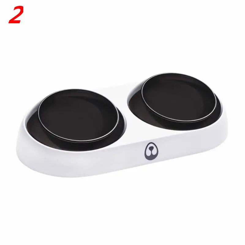 Cat Dog Feeding Bowl With Stand Pet Food Water Double Bowls Adjustable Anti-slip Anti-overflow Durable Overhead Feeder - Цвет: 2