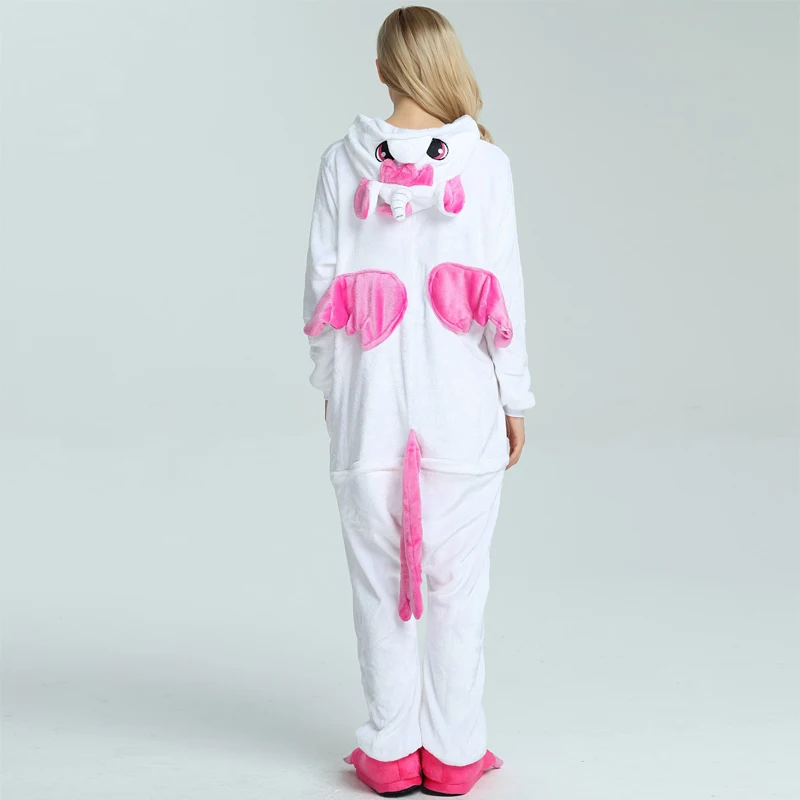 Kigurumi Unicorn Pajamas For Girls Boys Adults Animal leopard Pajamas Sets Sleepwear Winter Stitch Women Onesie Pyjamas Kids