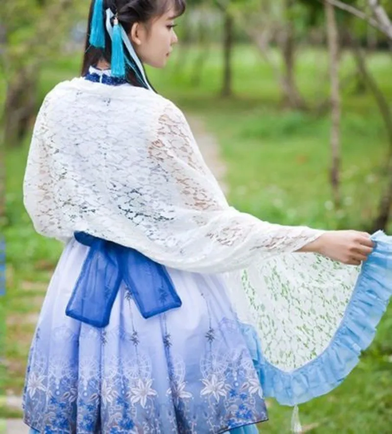 Lace Falbala Scarf (7)