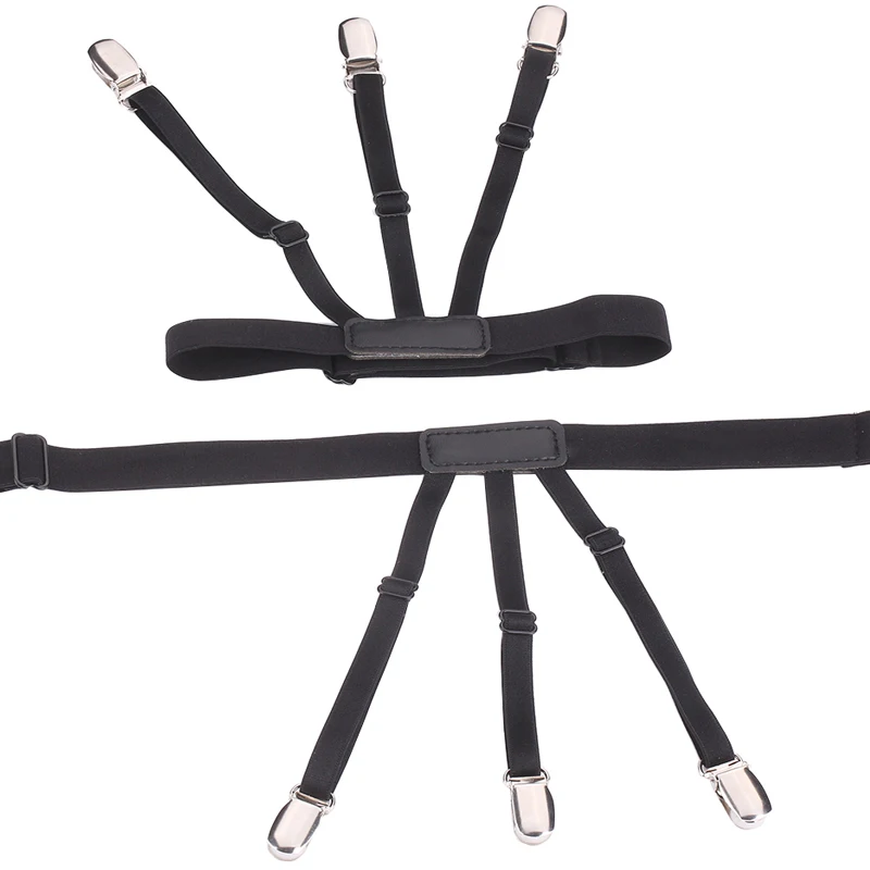 Mens Shirt Garters Stays Business Suspenders Braces Men Garter Belt For