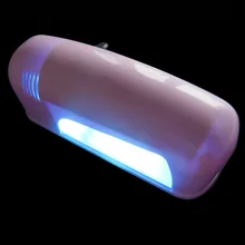 9 Вт розовый для дизайна ногтей УФ для сушки гель-лака лампа сушильная лампа ЕС вилка Маникюрный Инструмент