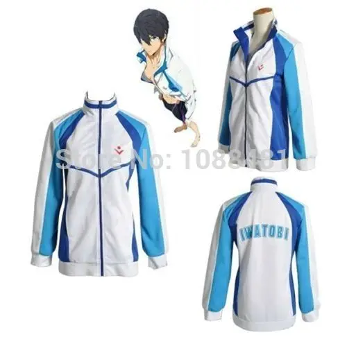 Бесплатная вечная летняя куртка пальто Iwatobi Swim Club Haruka Nanase спортивная Косплей