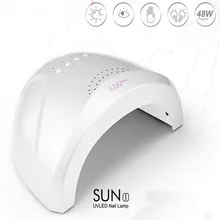 48W Sunone UV/LED Lamp Nail Dryer Phototherapy Manicure Beauty Nail Gel Lamp Curing For Nails 365 + 405nm Original White Light